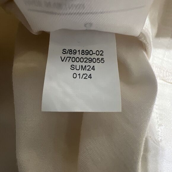 Banana Republic Suit Jacket Blazer Office Career Cream Off White NWT $140.00 New - Picture 8 of 9